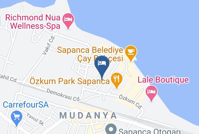 Sapanca - Akasya Bungalov Maps