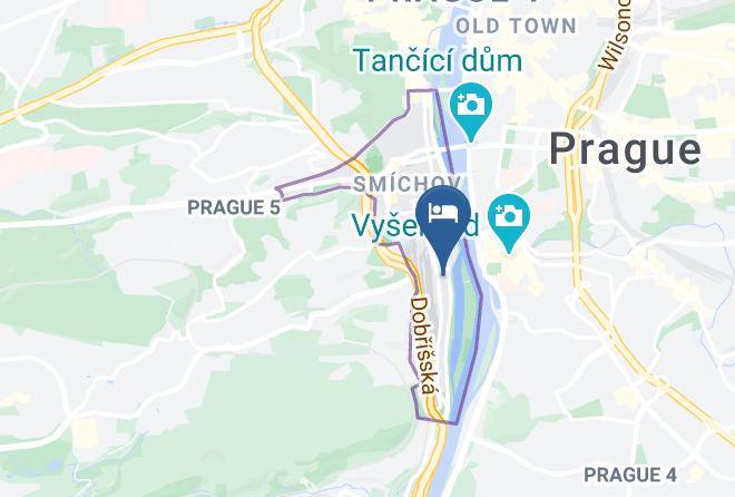 Prague - Akat Pension Maps