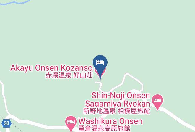 Fukushima City - Akayu Onsen Kozanso Maps