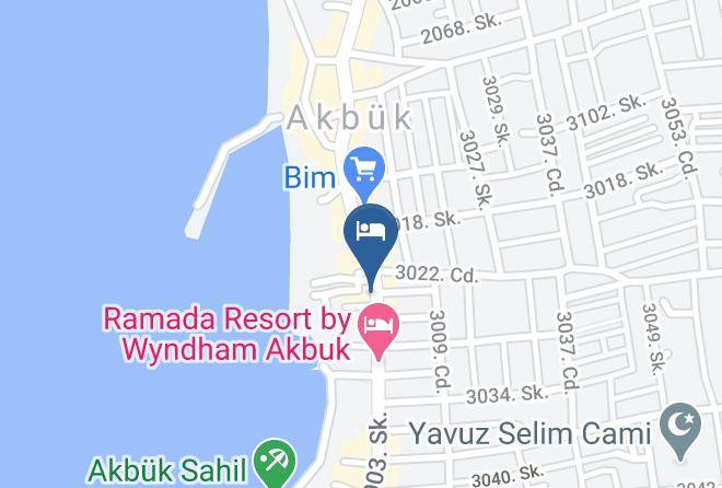 Milas - Akbuk Otel Restautant Maps