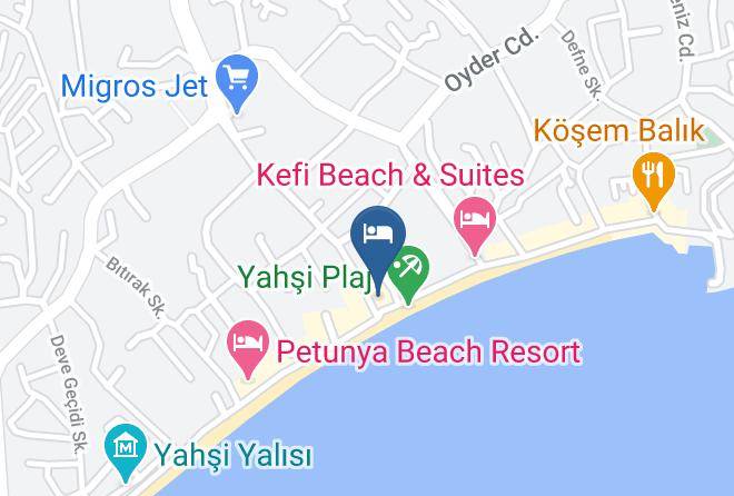 Bodrum - Akca Hotel Maps