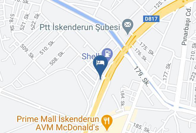 Iskenderun - Akcali Otel Maps