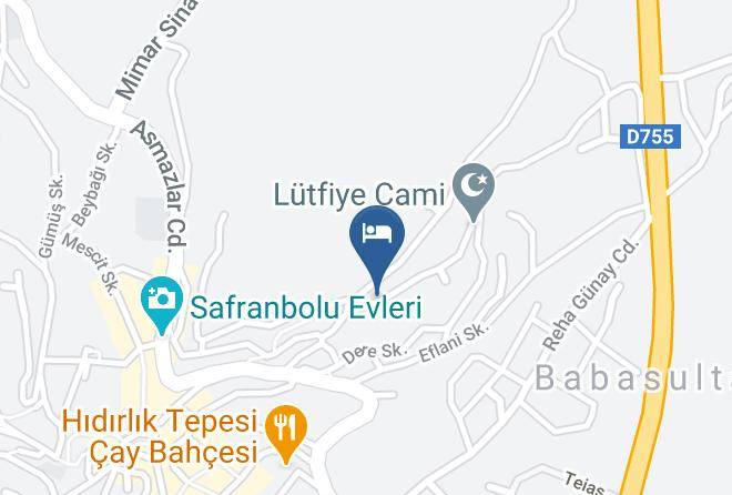 Safranbolu - Akcasu Konuk Evi Maps