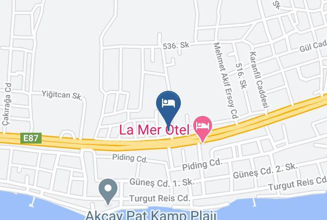 Edremit - Akcay Aura Otel Maps