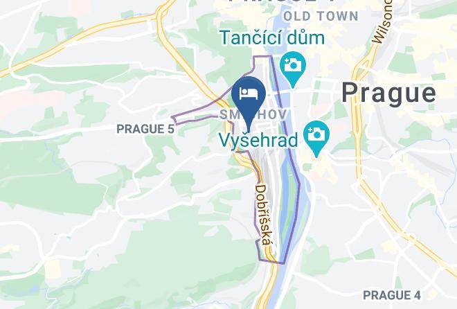 Prague - Akcent Hotel Maps