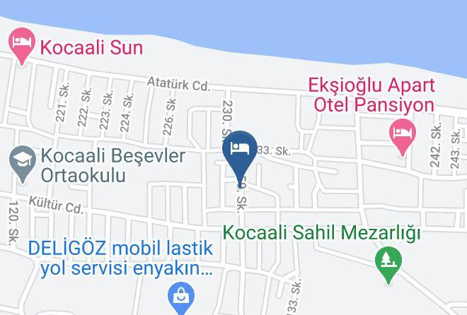Kocaali - Akcin Pansiyon Maps