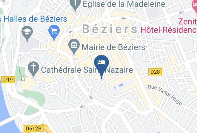 Herault - Hotel D'angleterre Beziers Maps