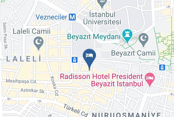 Fatih - Akgun Hotel Beyazit Maps