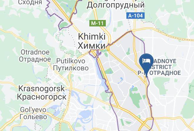 Moscow - Akhoum Otel' Na Okruzhnoy Maps