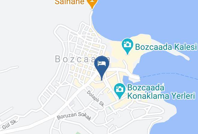 Bozcaada - Aki Hotel Maps