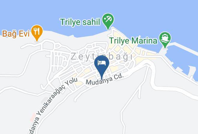 Mudanya - Akide Butik Pansiyon Maps