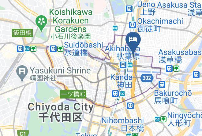 Chiyoda Ward - Akihabara Bay Hotel Maps