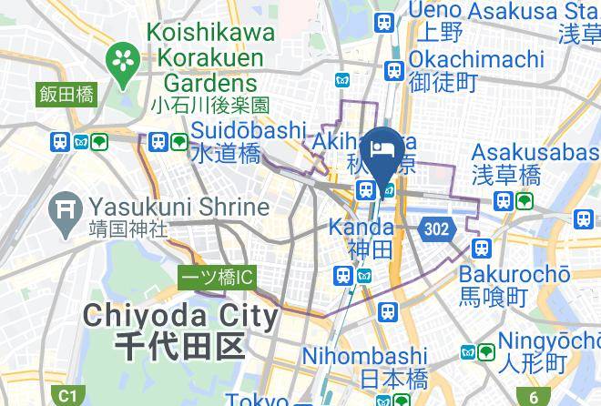 Akihabara Washington Hotel Map