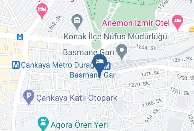 Konak - Akinci Otel Maps