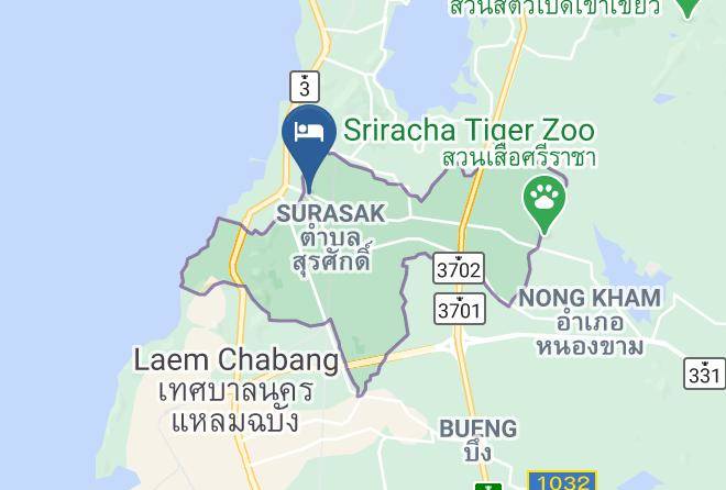 Si Racha District - Akira Hotel Sriracha Maps