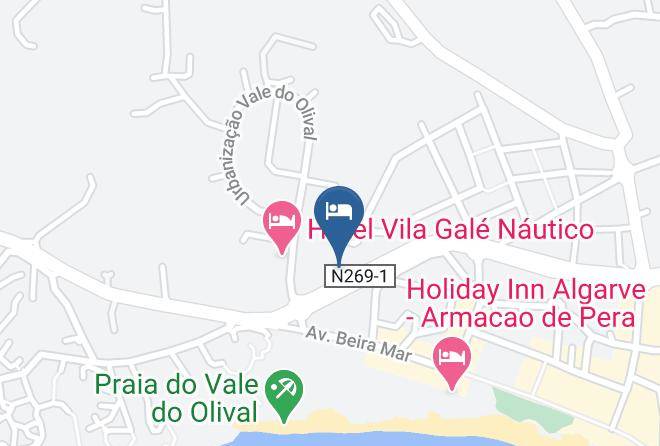 Akisol Armacao Pera Beach Map