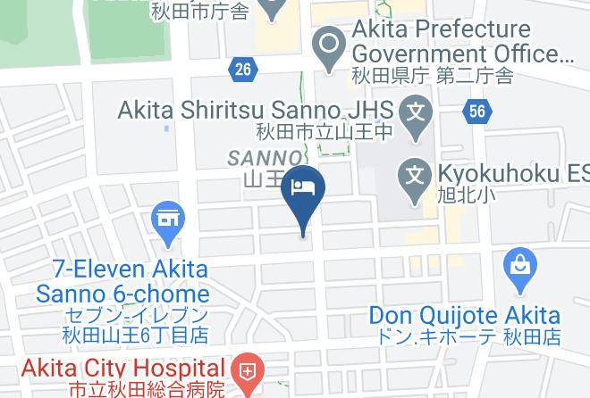 Akita City - Akita Park Hotel Maps