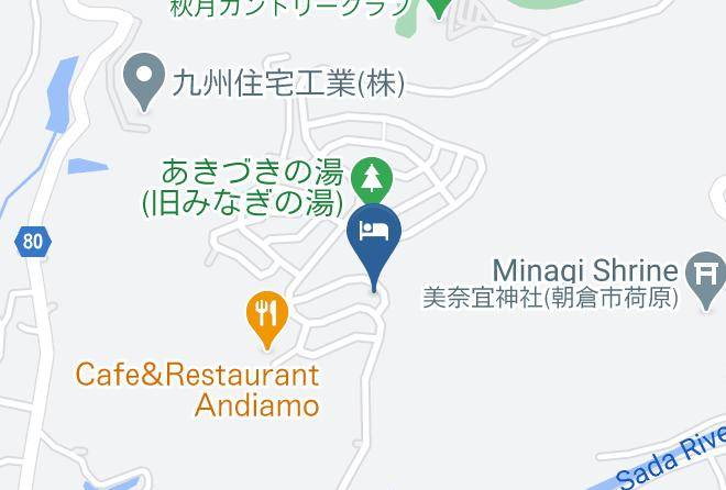 Asakura City - Akizukikuoritei Maps