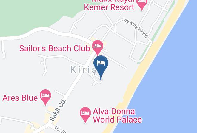 Antalya - Akka Claros Restaurant Maps