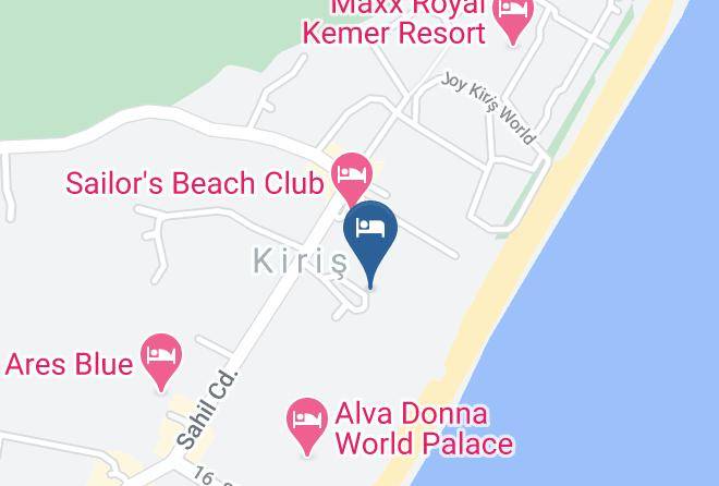 Antalya - Akka Hotels Alinda Maps