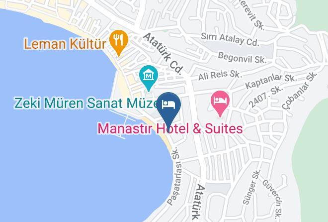 Bodrum - Akkan Beach Hotel Maps