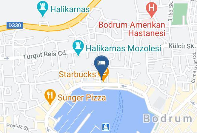 Bodrum - Akkan Hotel Marina & Akkan Marina Maps
