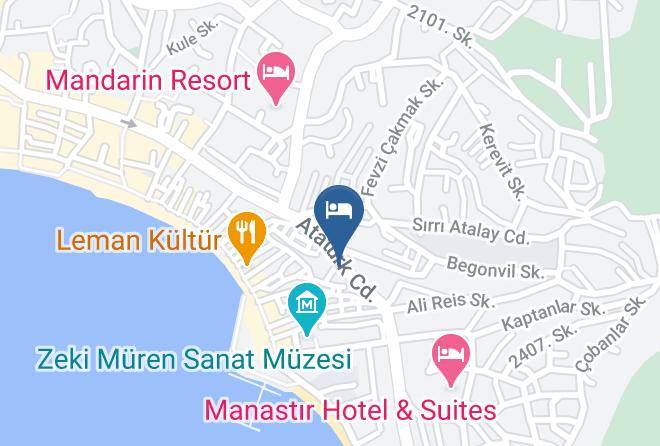 Bodrum - Fakirin Yeri Aile Pansiyonu Maps