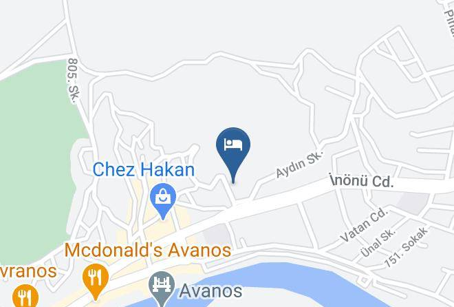 Avanos - Akman Butik Otel Maps