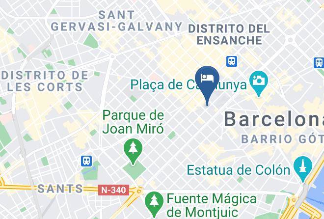 Barcelona - Ako Premium Suite Hotel Barcelona Maps