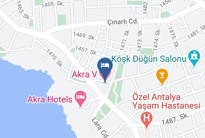 Akra V Hotel Map