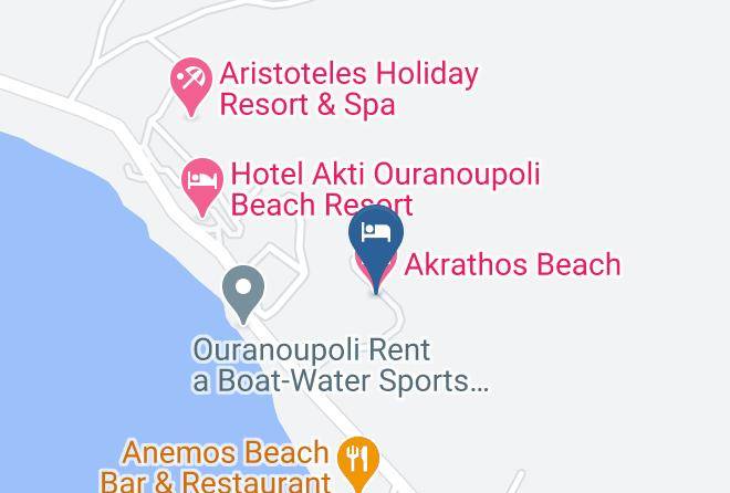 Akrathos Beach Hotel Map