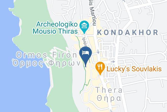 Thira - Akron Cliff Suite Maps