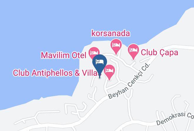 Kas - Akropol Kas Maps