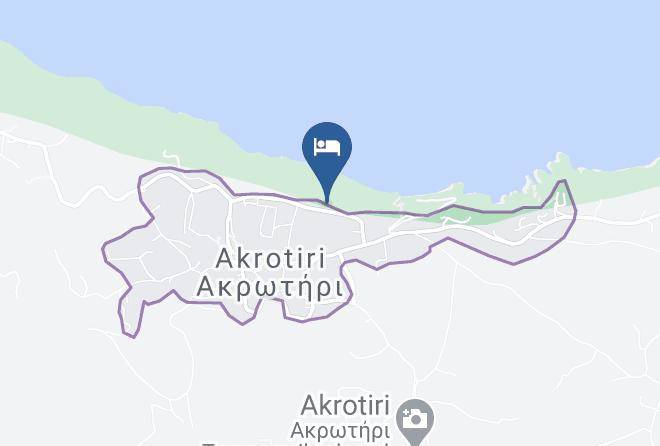 Thira - Akrotiri Private Residence Maps