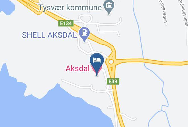 Tysvaer - Aksdal Motel Maps