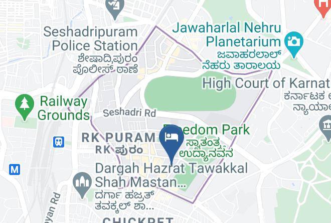 Akshaya Aura Hotel Map