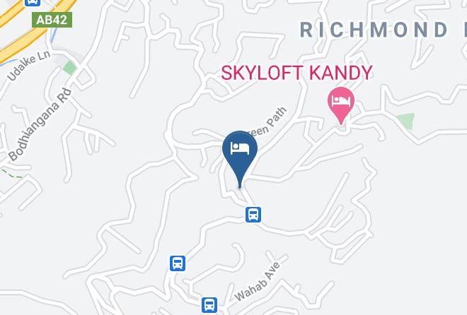 Kandy - Akshaya Homestay Maps