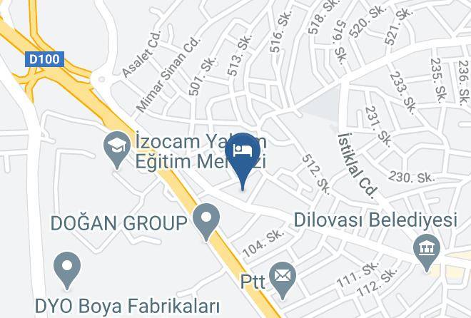 Dilovasi - Aksu Business Otel Maps