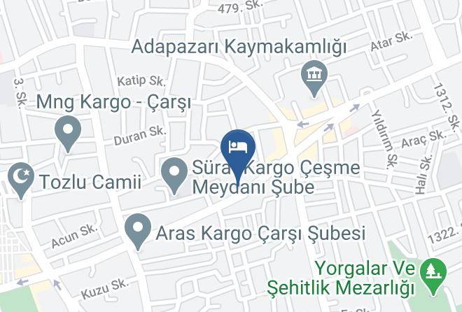 Adapazari - Aksu Otel Maps