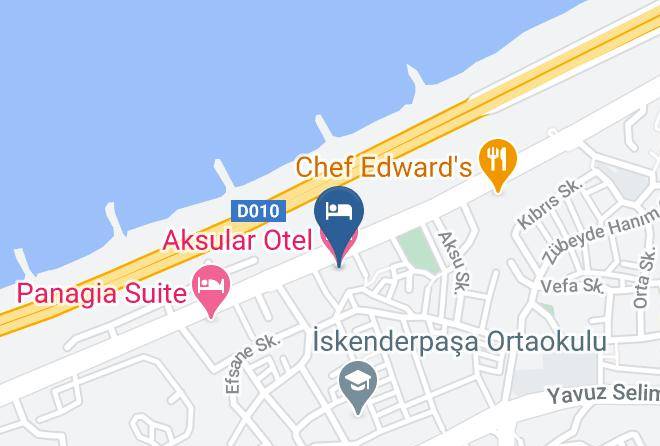Ortahisar - Aksular Otel Maps