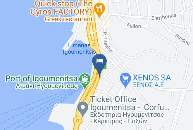 Thesprotia - Aktaion Hotel Igoumenitsa Maps