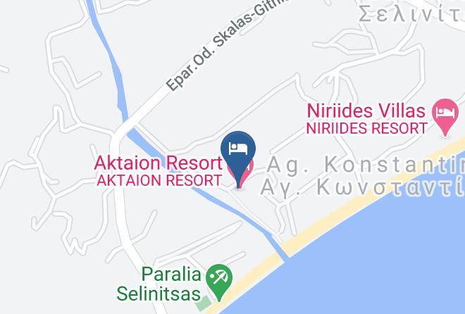 Lakonia - Aktaion Resort Maps