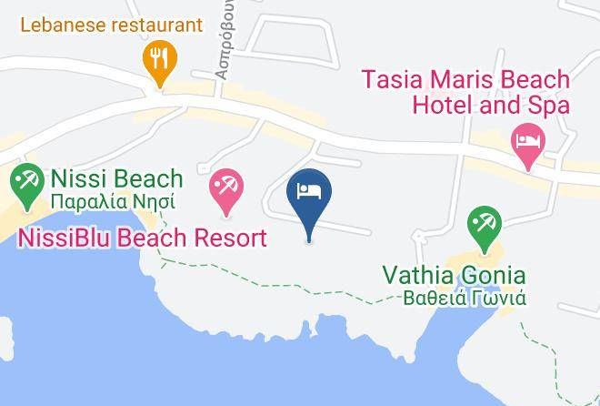 Cyprus - Aktea Beach Hotel Maps