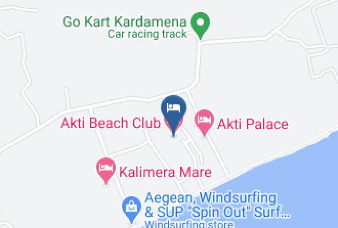 Kos - Akti Beach Club Hotel Maps