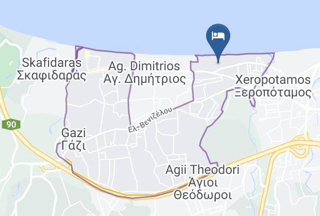 Iraklion - Akti Corali Hotel Maps