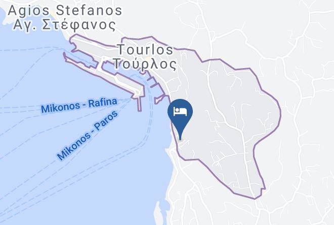 Mykonos - Akti Irini Maps