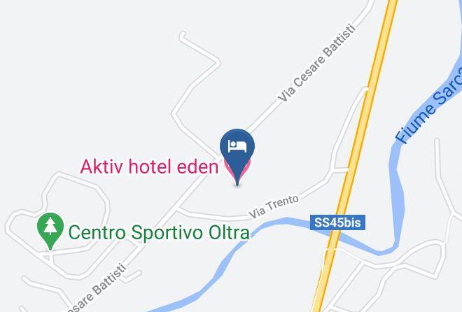 Trento - Aktiv Hotel Eden Maps
