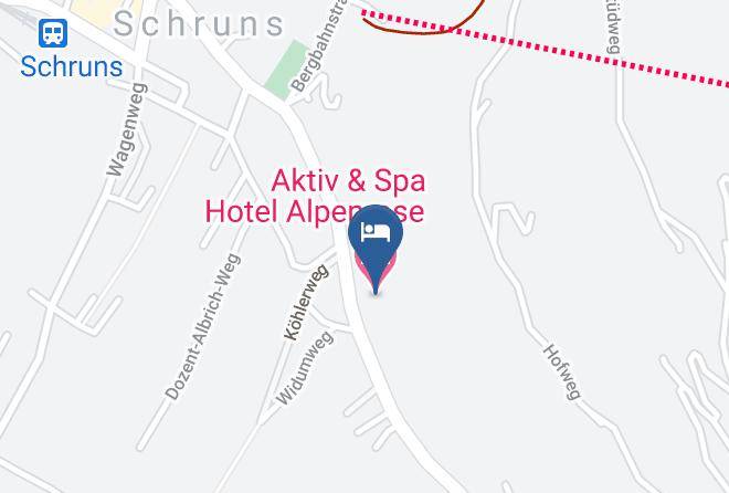 Bludenz - Aktiv & Spa Hotel Alpenrose Maps