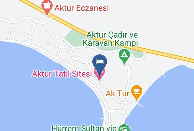 Mugla - Aktur Yaz Evleri Maps