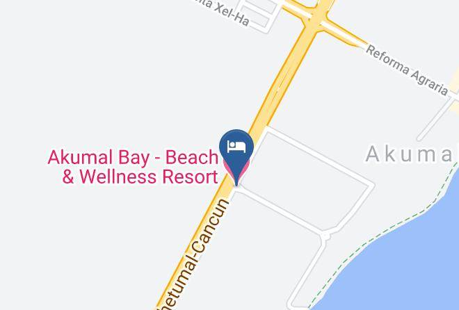 Tulum - Akumal Bay Beach & Wellness Resort Maps